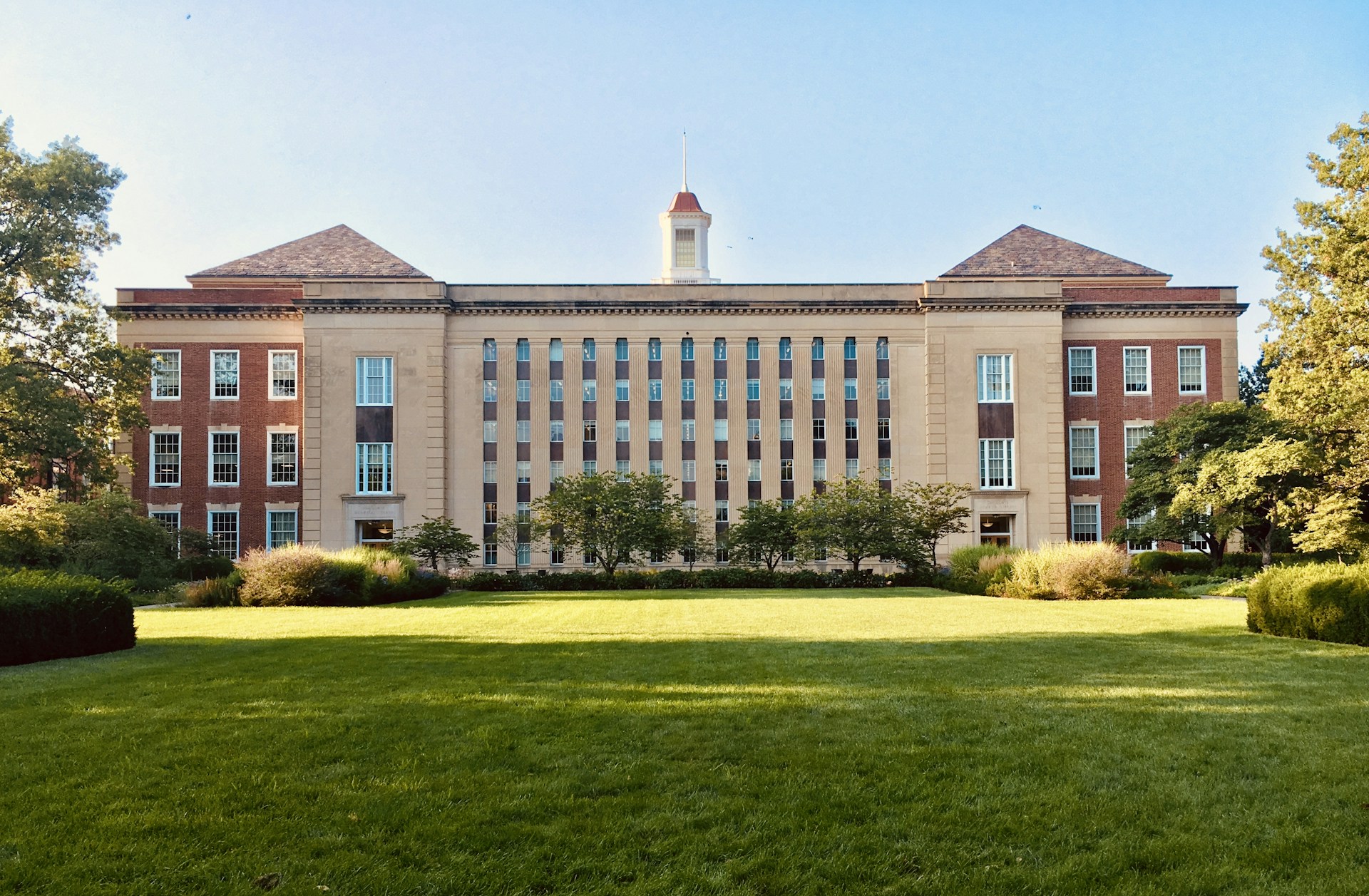 Historic UK university campus building